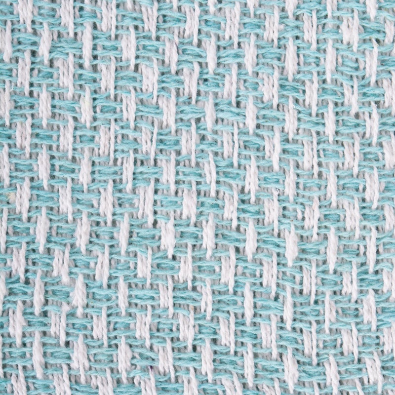 DII 100% Cotton Basket Weave Throw for Indoor/Outdoor Use Camping Bbq's Beaches Everyday Blanket, 50 x 60, Woven Stripe - Image 4